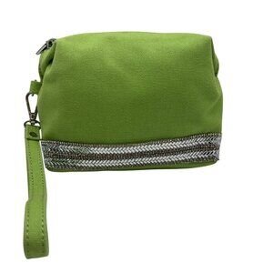 MMS Brands Green Canvas Shoulder Bag